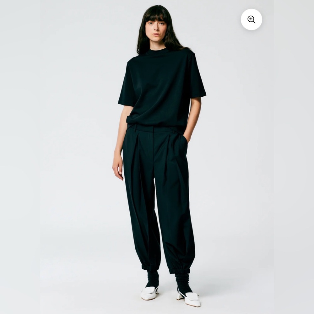 TIBI NWT Tropical Wool Pleated Balloon Pant - Regular Length